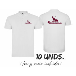 POLOS PERSONALIZADOS (PACK 10 UNDS) ALGODÓN