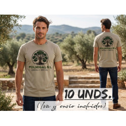 CAMISETAS PERSONALIZADAS (PACK 10 UNDS) ALGODÓN