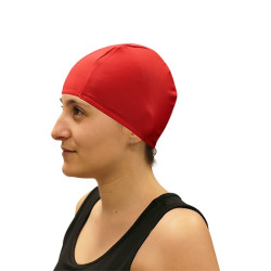 GORRO NATACIÓN LICRA ROJO